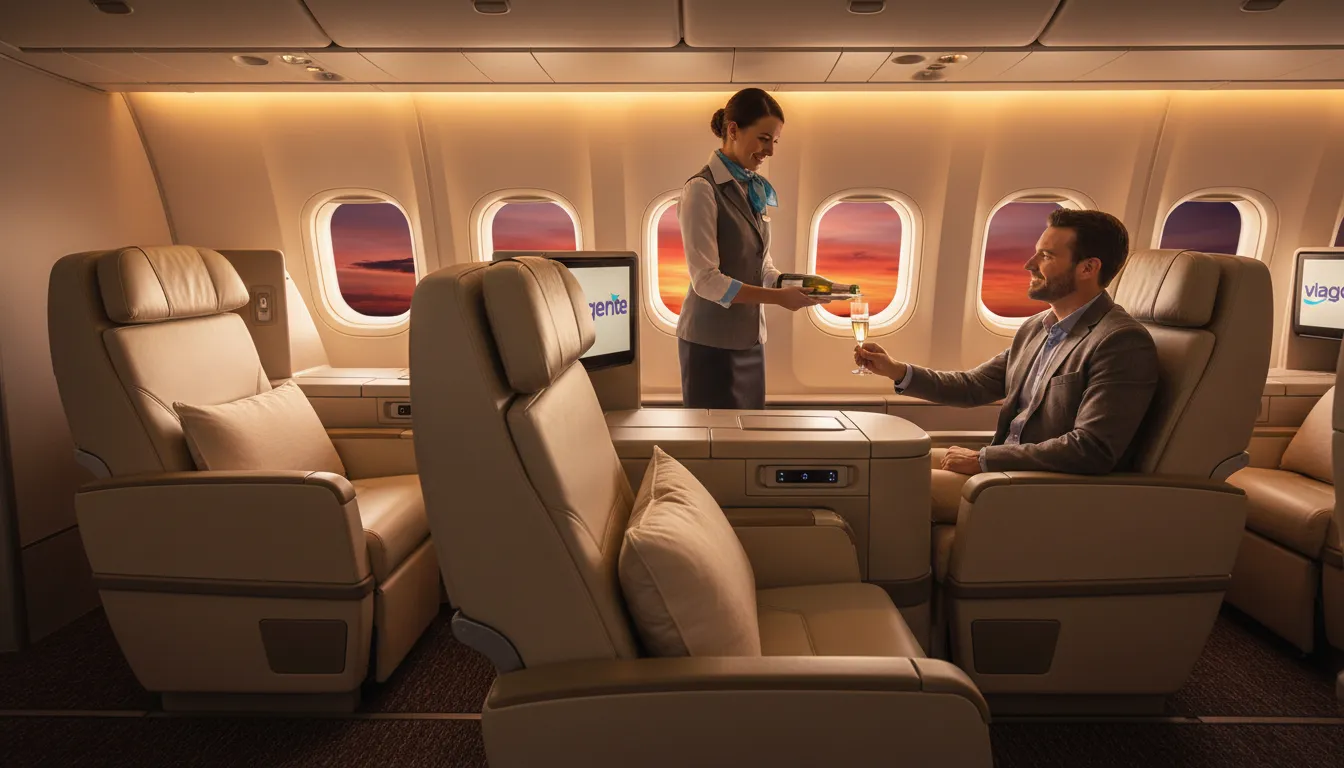 Upgrade para Classe Executiva: aprenda a usar milhas e pagar menos pela experiência premium