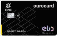 Ourocard ELO Nanquim Estilo Pontos
